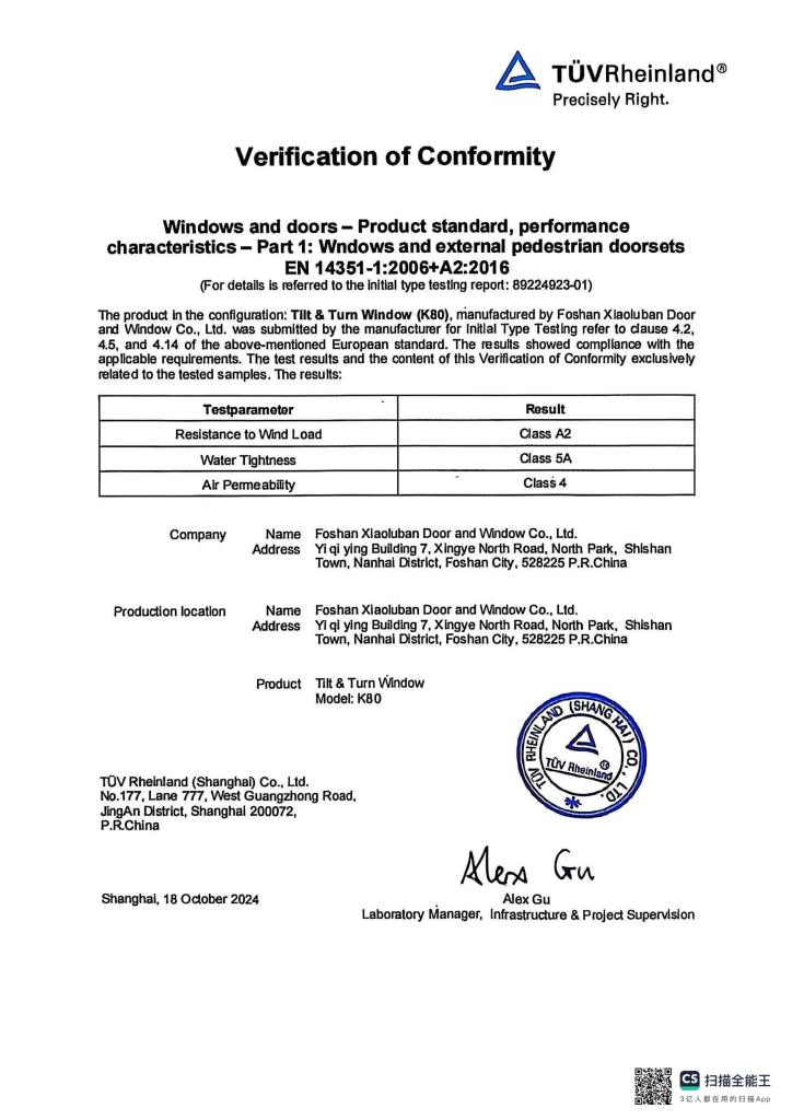 Aluminum Awning Window DM55 for Residential Applications