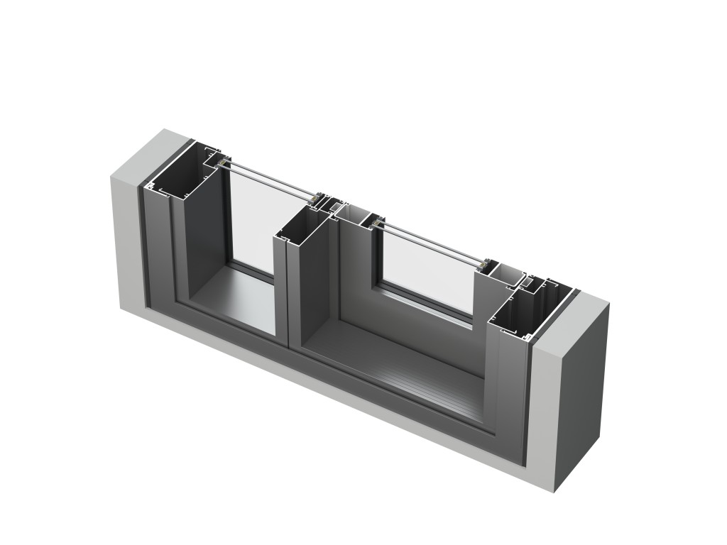 Aluminum Casement Door DM100 for High Wind Load Applications