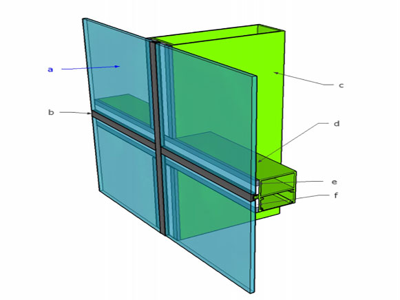 Stick-Built Glass Curtain Wall Systems (Without Subframe) for Low-Rise Buildings